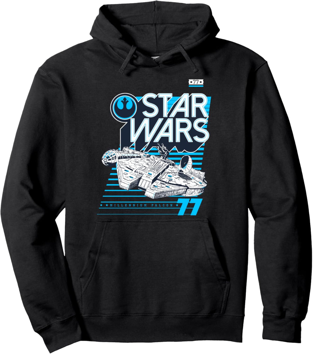 Star Wars Retro Falcon 77 Pullover Hoodie