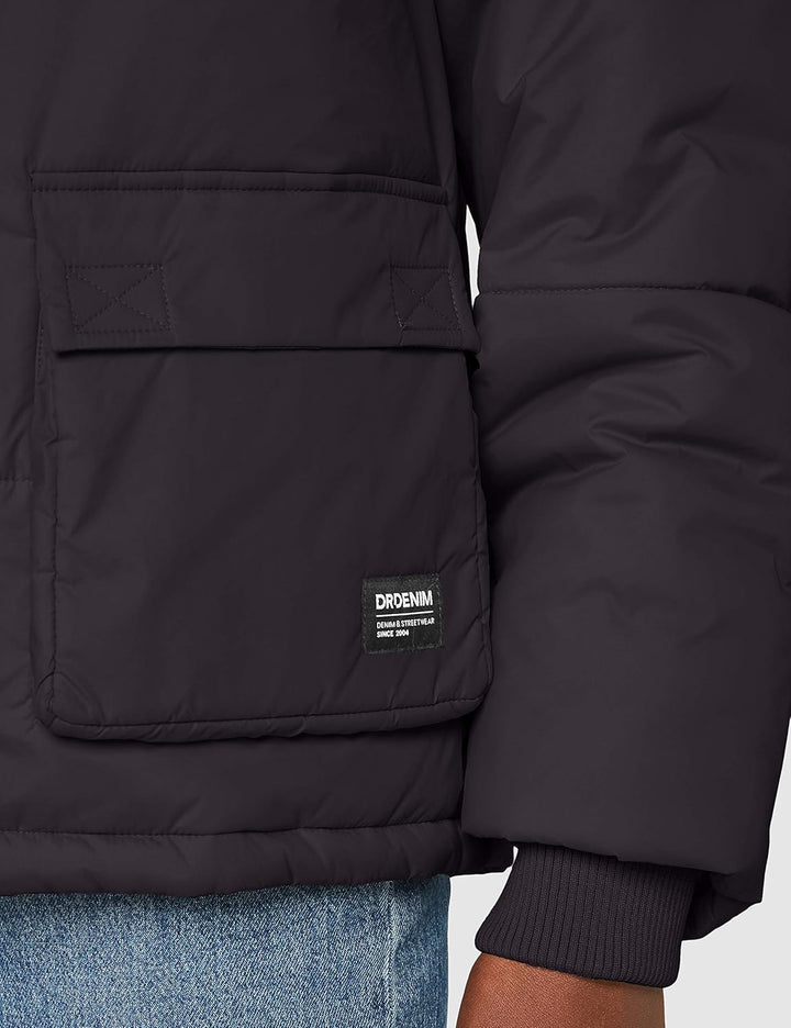 Dr. Denim Damen Whitney Puffer Jacke M Graphit, M Graphit