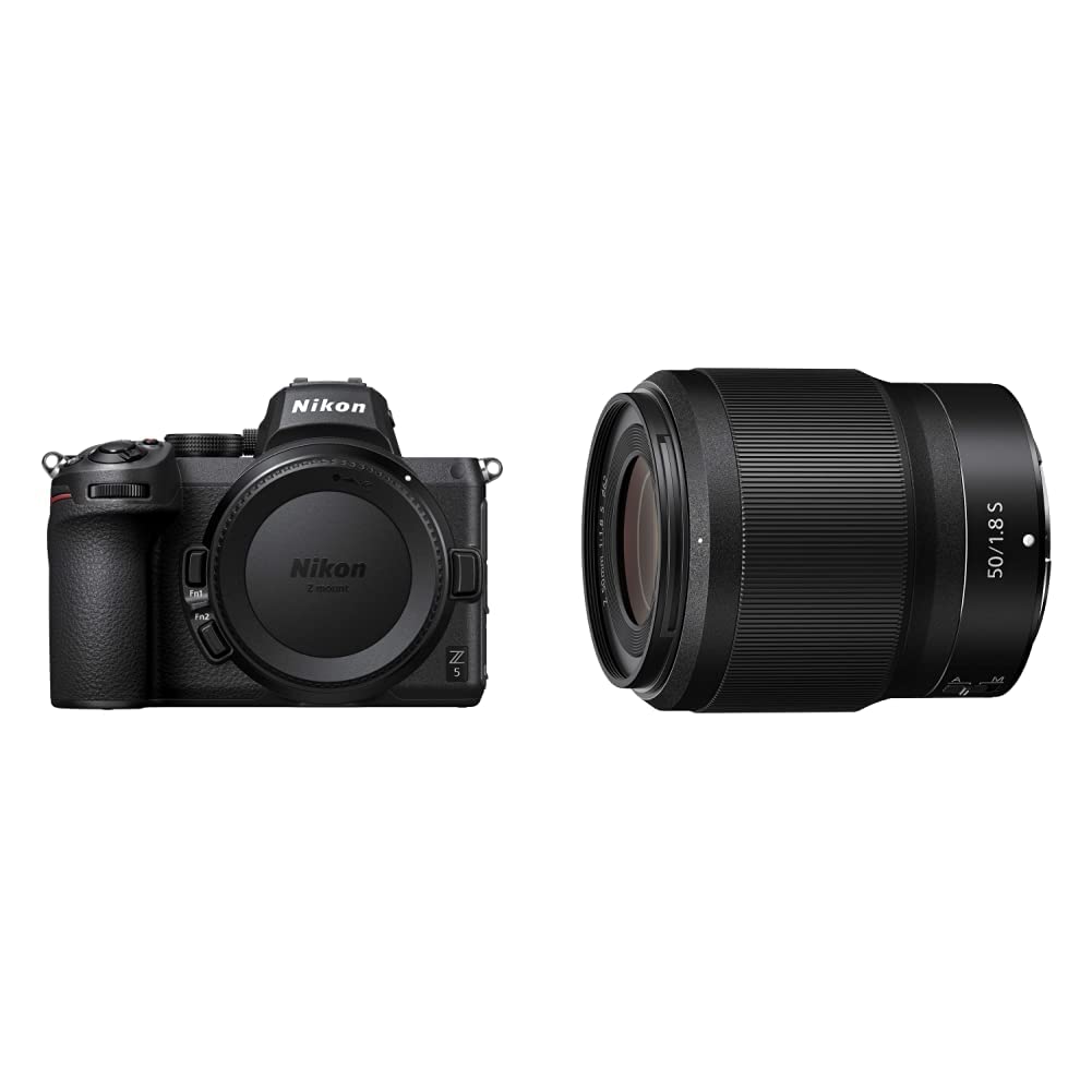 Nikon Spiegellose Z 5-Vollformatkamera & NIKKOR Z 50 mm 1:1,8 S Objektiv Bundle mit NIKKOR Z 50 mm,
