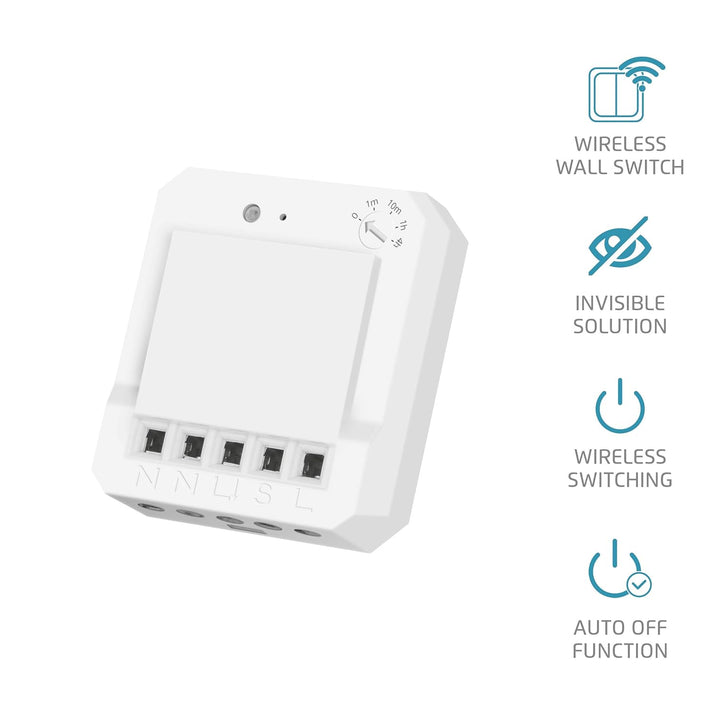 Trust Smart Home ACM-2300-HC Einbauschalter Single, Single