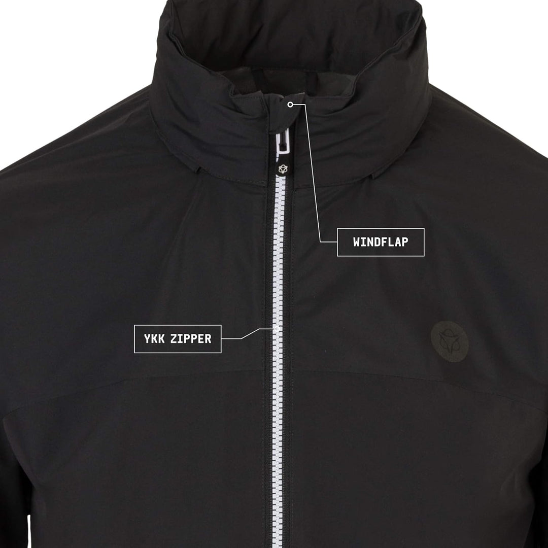 AGU Regenjacke Damen & Herren Go Essential, Fahrradjacke Wasserdicht & Winddicht, Atmungsaktiv, Refl