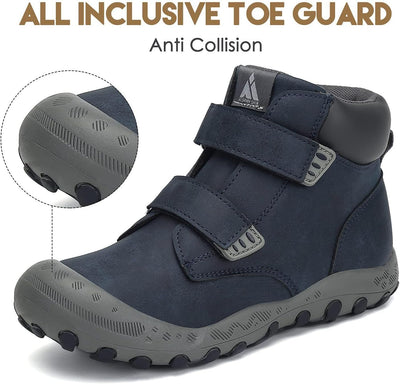 Mishansha Kinder Wanderschuhe Trekking Wanderstiefel Outdoor Trekkingschuhe 28 EU Blau, 28 EU Blau