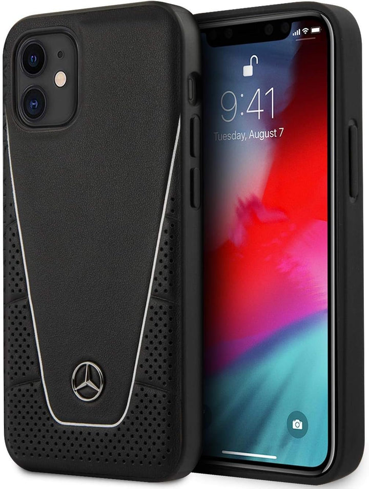 Mercedes MEHCP12SCLSSI hardcase Dynamic Line Hülle für iPhone 12 Mini 5,4" Schwarz