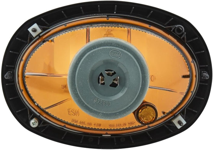 HELLA - Halogen-Hauptscheinwerfer - Oval 120 - 12V - oval - Referenzzahl: 12.5 - Einbau - glasklare