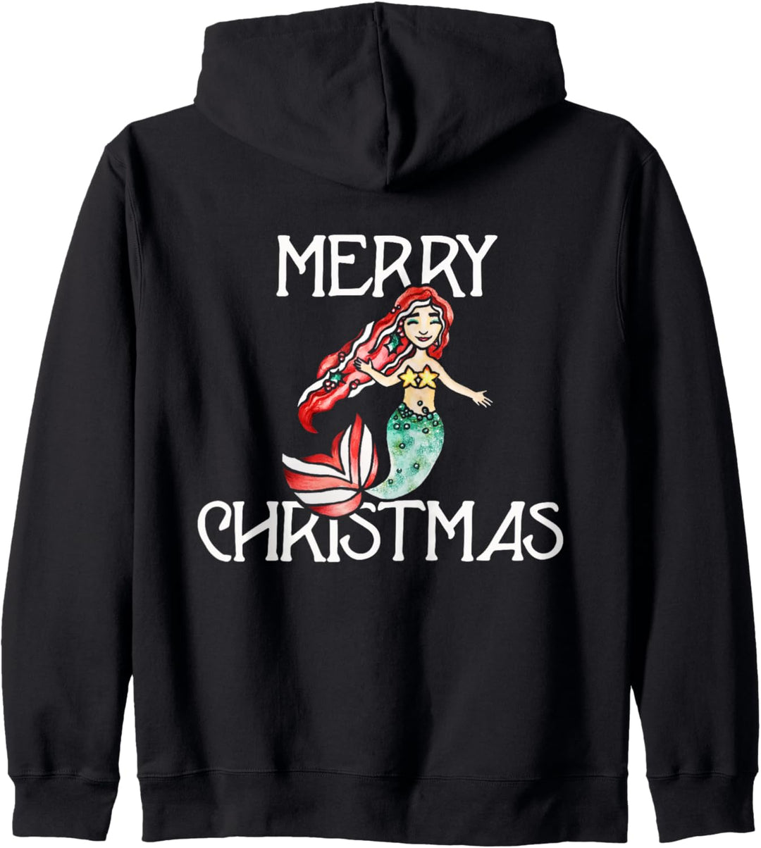 Merry Christmas Mermaid Kapuzenjacke