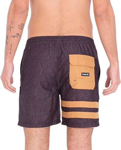 Hurley Herren Blockparty Volley Board-Shorts L Schwarz, L Schwarz