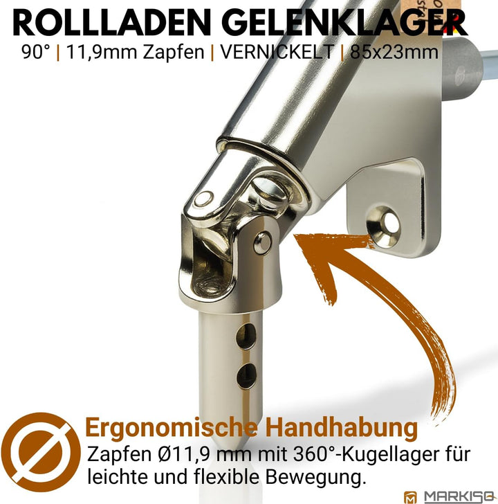 Rolladen Gelenklager 90° Lager Getriebe für Rolladen Rolladenlager Rolladen Kurbelgetriebe Gelenklag