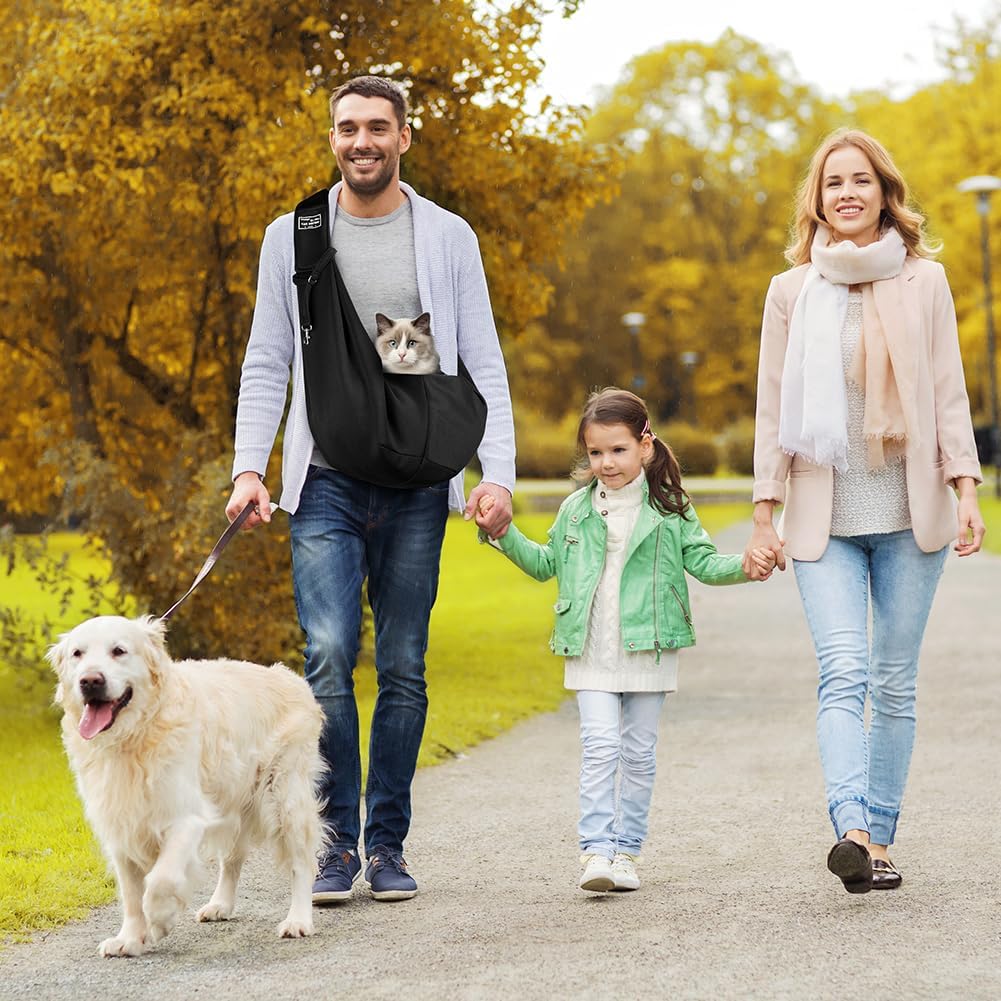 Adiwo Hundetragetasche Welpen, Wendbarer Transporttasche für Hunde und andere Haustiere bis 7.5 kg T