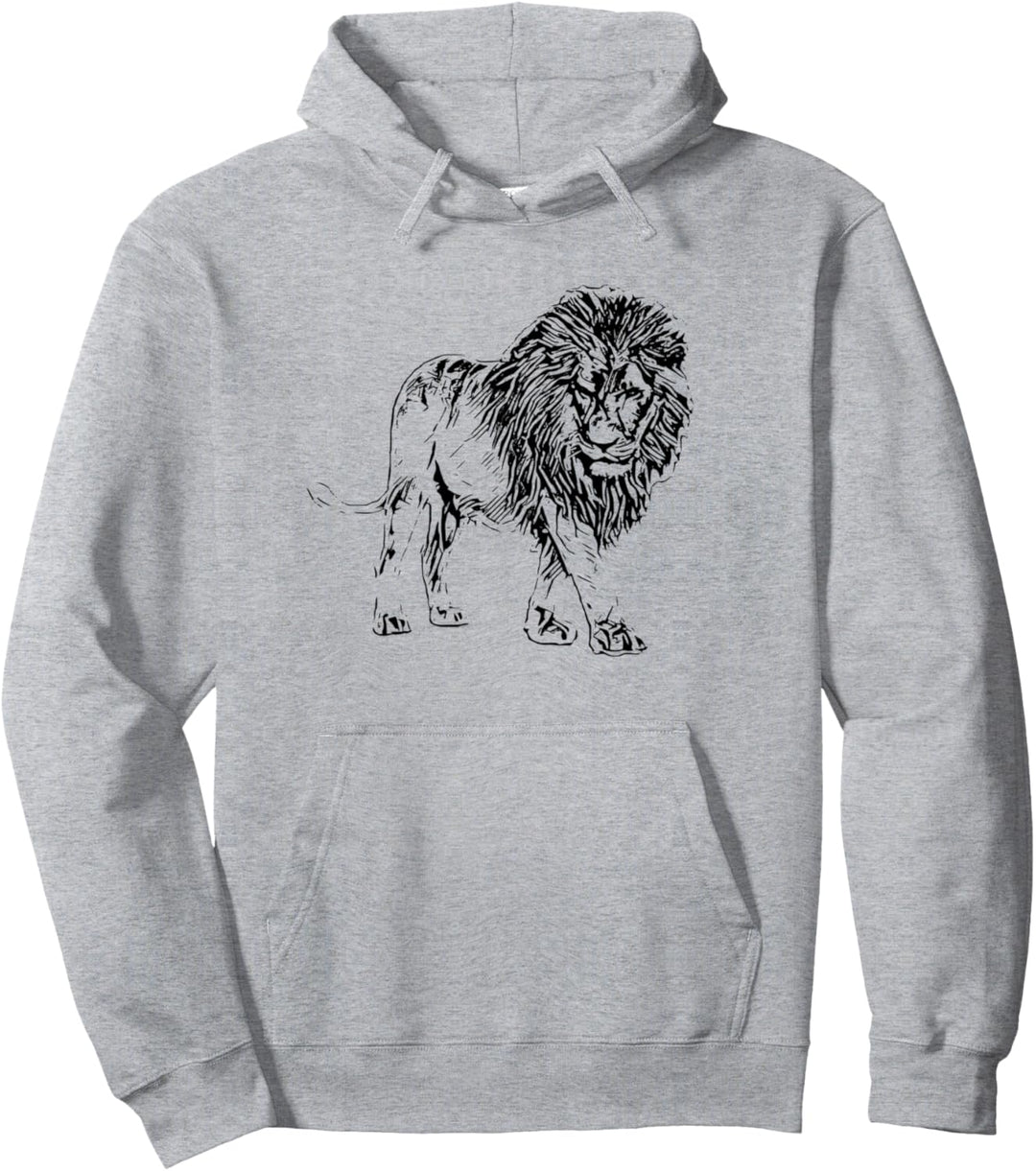 Löwen Löwenrudel Motiv Afrika Raubkatze Löwenmähne Löwe Pullover Hoodie