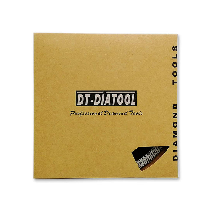 DT-DIATOOL Diamant Trennscheibe 230 mm x 22,23 mm/16 mm Sägeblatt mit Mesh Turbo für Porzellan Flies