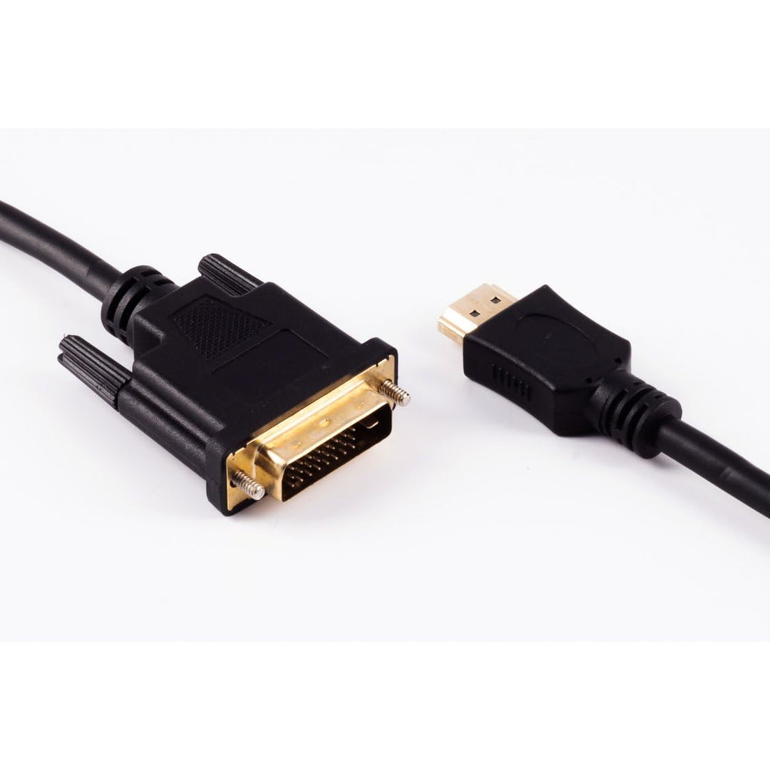HDMI Stecker/DVI-D (24+1) Stecker verg. 5m 5,00m, 5,00m