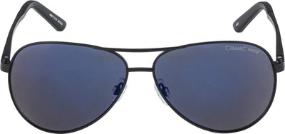 ALPINA A 107 - Verspiegelte und Bruchsichere Sonnenbrille Mit 100% UV-Schutz Für Erwachsene Black Ma