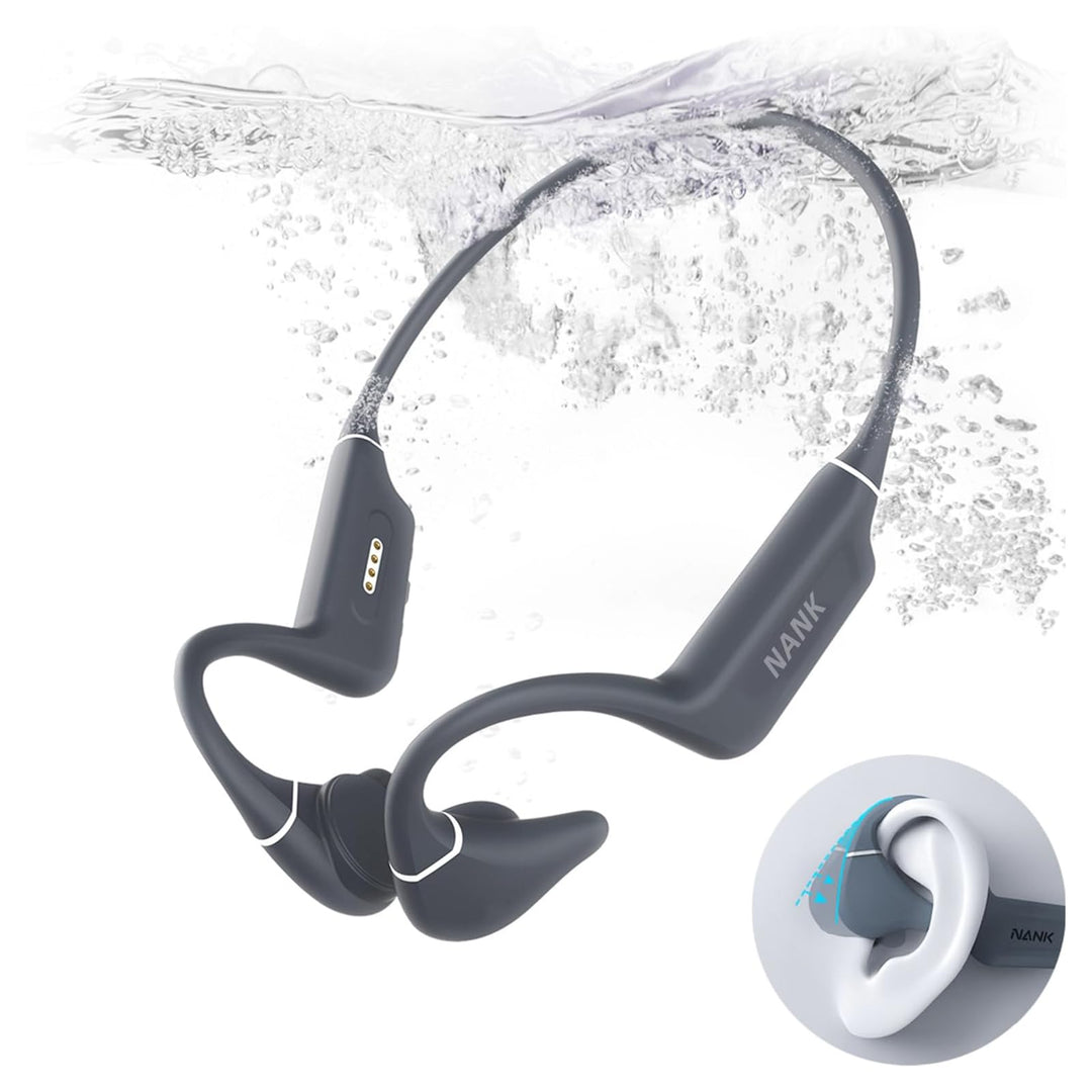 NANK Runner Diver2 Pro Schwimmkopfhörer, IP69 wasserdichte Knochenleitungskopfhörer, Open-Ear-Sport-