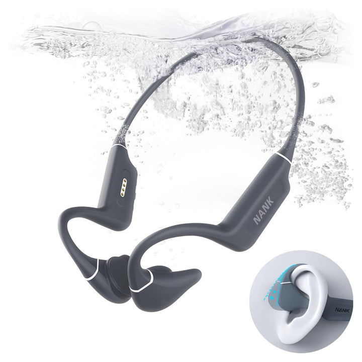 NANK Runner Diver2 Pro Schwimmkopfhörer, IP69 wasserdichte Knochenleitungskopfhörer, Open-Ear-Sport-