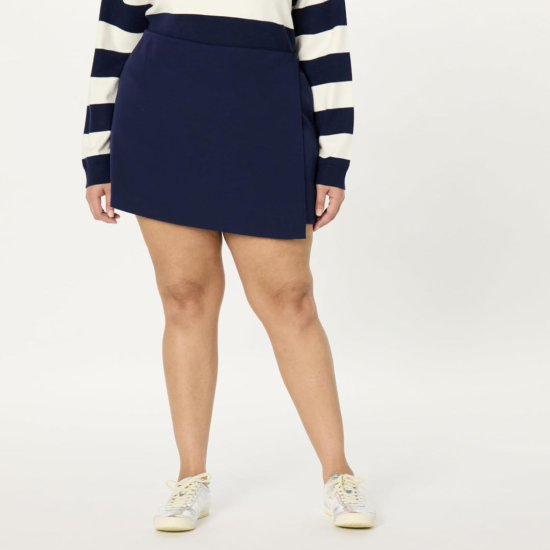 The Drop Damen Kamila A-line Mini Skort Shorts (1er Pack) S Maritimes Marineblau, S Maritimes Marine