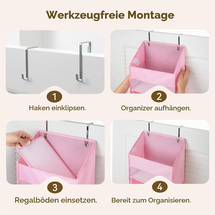 GRANNY SAYS Hängeorganizer Tür mit 5 Fächern, Packung mit 1 hinter der Tür hängenden Speicherorganis