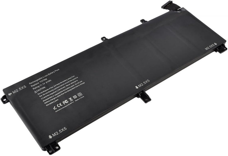 7XINbox 11.1V 61WH T0TRM (H76MV) Ersatzakku für Dell XPS 15 9530 Precision M3800 0H76MY 07D1WJ Y758W