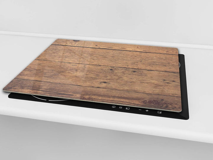 Kochplattenabdeckung Stove Cover und Schneideplatten SINGLE mit 60 x 52 cm und DOUBLE - zwei Bretter