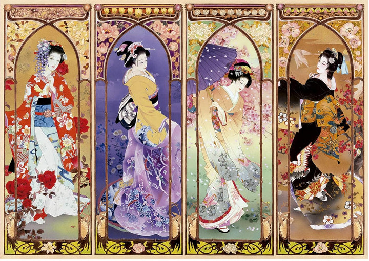 Educa 19055, Japanische Collage, 4000 Teile Puzzle für Erwachsene und Kinder ab 14 Jahren, Japan, Ge