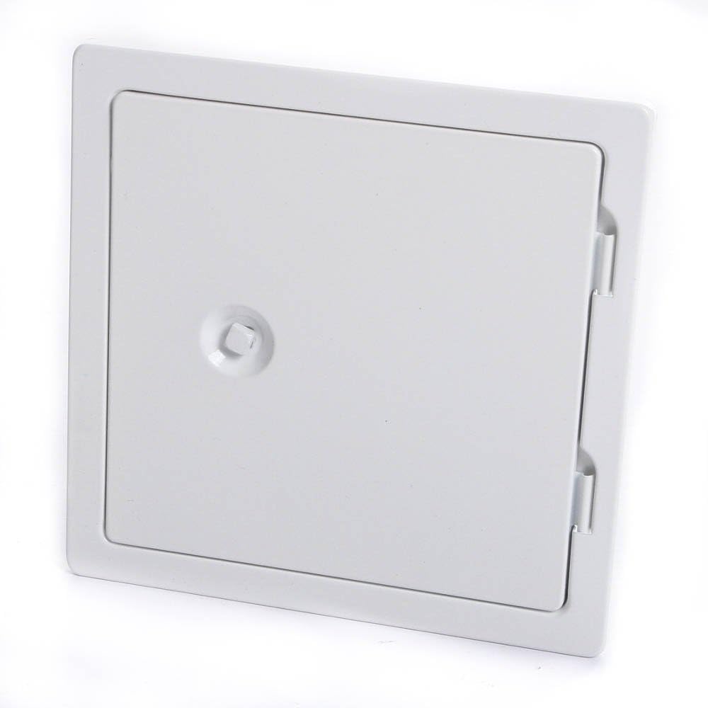 rg-vertrieb Kamintür Reinigungstür Revision Schornstein Edelstahl Putztür Weiss Stahl 2 Grössen (Wei