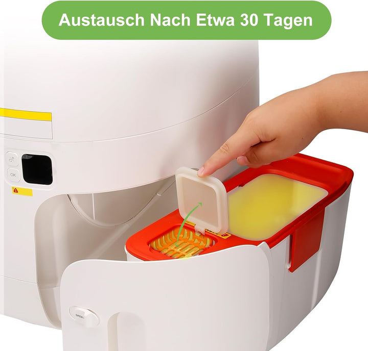 6 Stück Geruchsentferner N50 2.0 für Pura Max 2 Selbstreinigende Katzentoilette, Geruchskontrolle