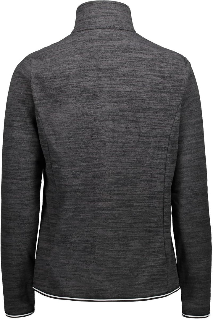 CMP Damen Arctic Fleece-Pullover für Damen Sweater 40 Schwarze Mel., 40 Schwarze Mel.