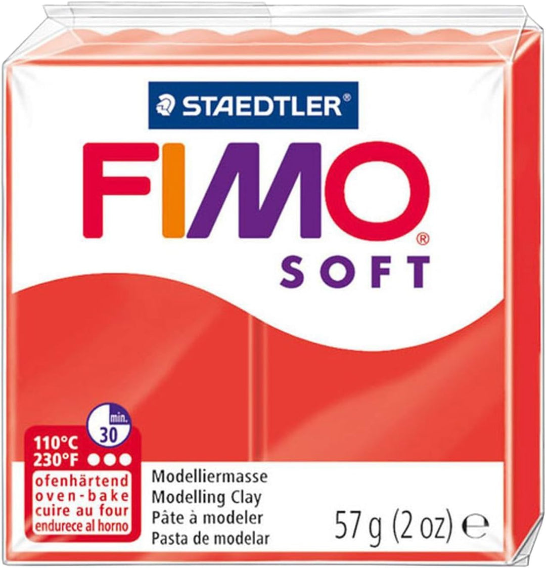 Set aus 6 Stück weicher Polymer-Ofen-Modelliermasse in Hautton-Farbe von Fimo, 57 g