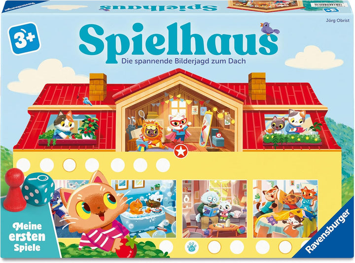 Ravensburger 12010017 Spielhaus: Meine ersten Spiele: Kinderspiele, Spiele ab 3 Jahren, für 2-4 Spie
