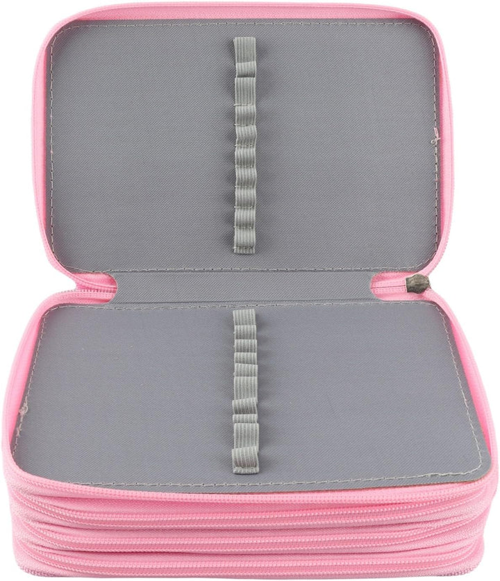 Yosoo Oxford Mehrschicht Stiftemappe für 72 Buntstifte Make-up Pinsel Tasche Pencil Organizer Pen Ta