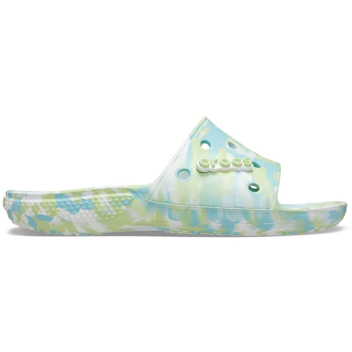 Crocs Unisex Classic Slide Sandalen 43/44 EU Pure Water Multi, 43/44 EU Pure Water Multi