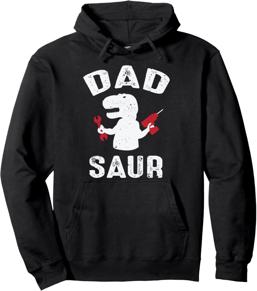 dad Saurus Funny T-Rex Pullover Hoodie