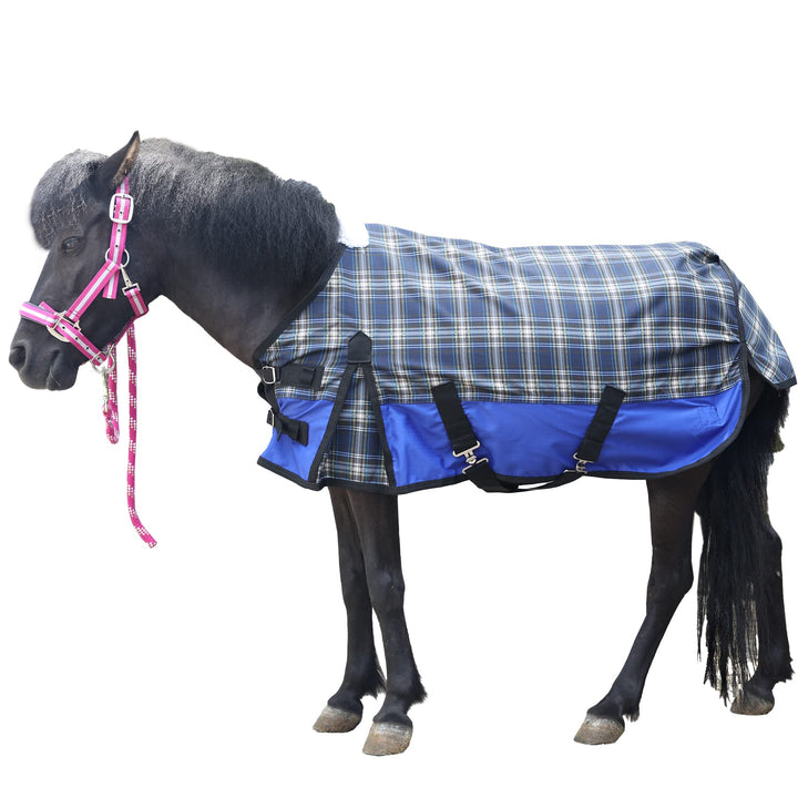 LEAFOREST 600 Denier Wasserdichter Shetland Teppich Pony Teppich Fohlen Teppich Keine Füllung Blau 9