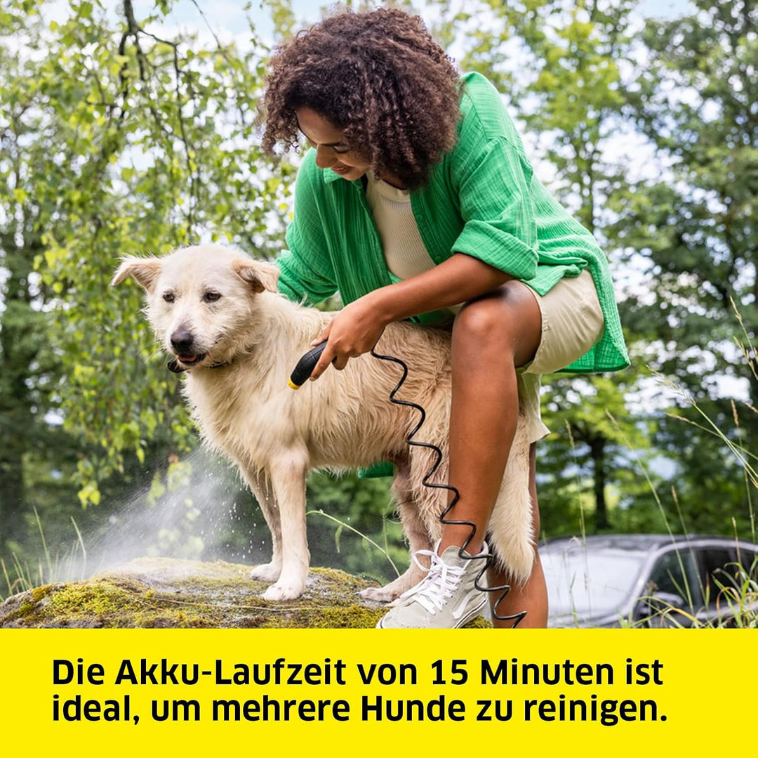 Kärcher Druckreiniger OC 3 Plus Pet Box, Niederdruck, Fördermenge: 2 l/h, Gewicht: 2,3 kg, 7 l-Tank,