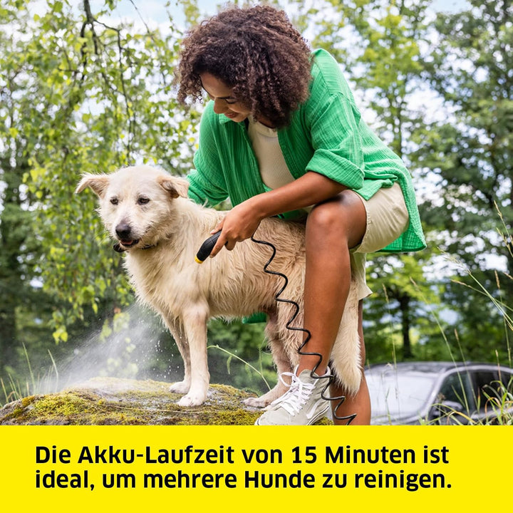 Kärcher Druckreiniger OC 3 Plus Pet Box, Niederdruck, Fördermenge: 2 l/h, Gewicht: 2,3 kg, 7 l-Tank,