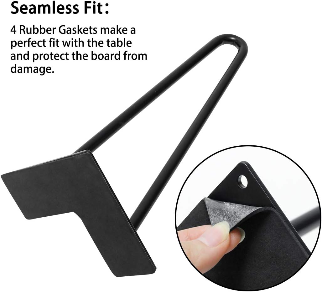 Signstek Tischbeine Möbelfüsse Metall Tisch Fuesse 30cm/12’’moebelfuesse für Kleiner Couchtisch, Sch