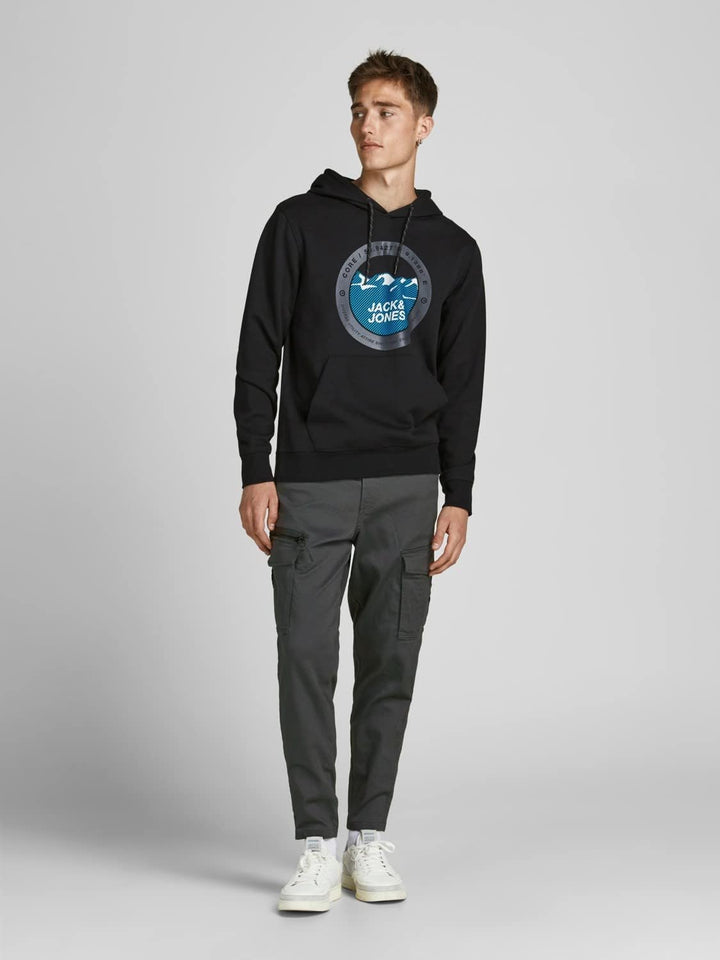 JACK & JONES Cargohose Herren 27W / 30L Grau, 27W / 30L Grau