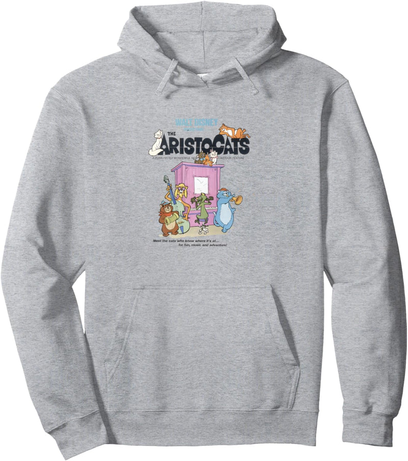 Disney Aristocats Group Shot Movie Poster Pullover Hoodie