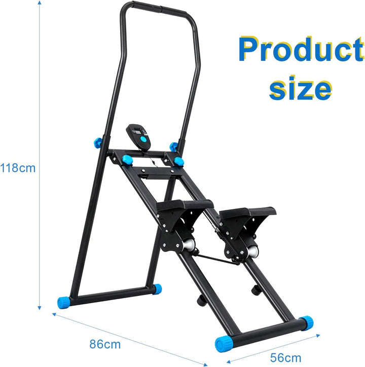 Trintion Stepper für Zuhause – Klappbarer Vertical Climber & Stair Stepper Trainingsgerät, Leises Ca