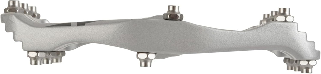 Xpedo Unisex – Erwachsene Spry Pedal 20 x 10 x 10cm silber, 20 x 10 x 10cm silber