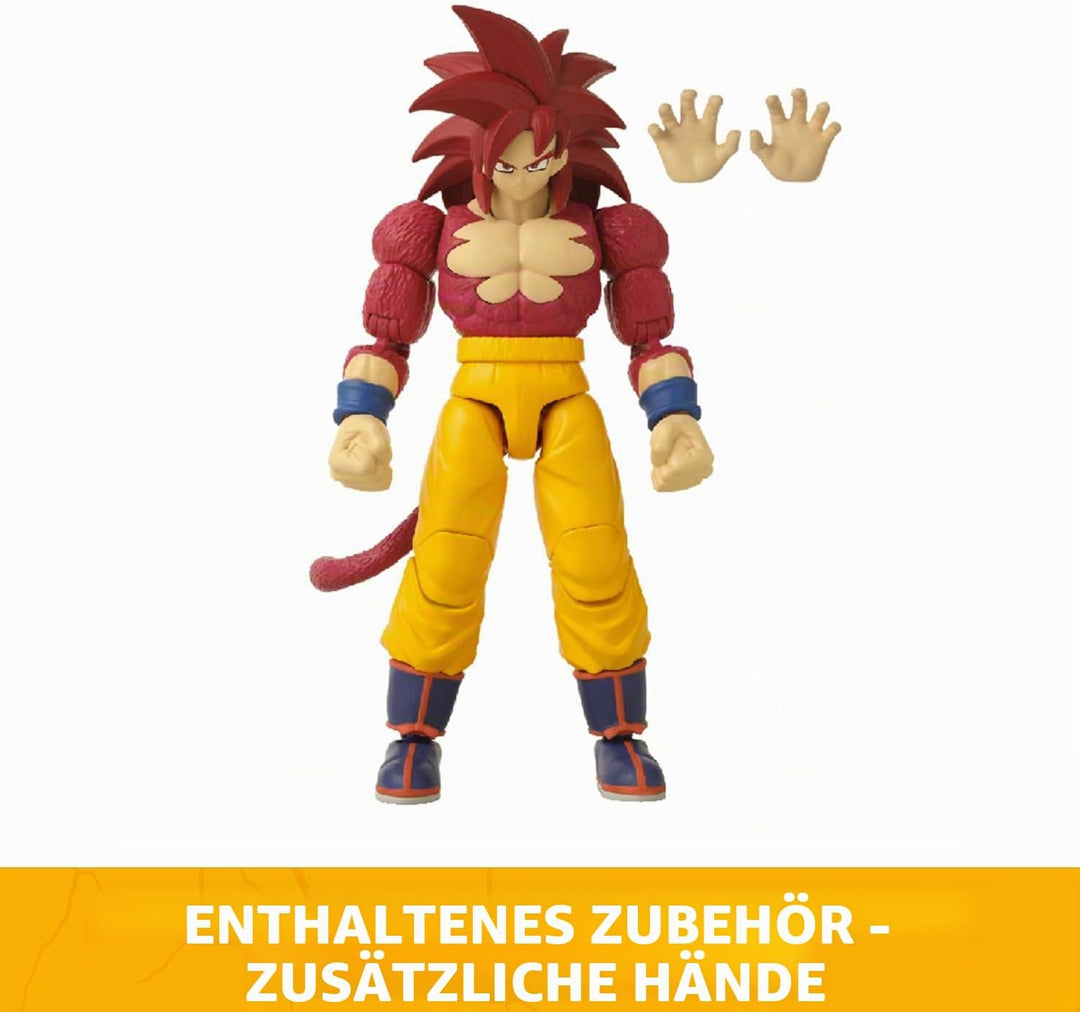 Bandai – Dragon Ball Daima Super Saiyajin 4 Goku – Dragon Stars Figur 17 cm – Goku SSJ4 Figur mit Zu