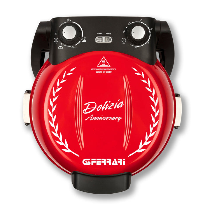 G3 Ferrari G1017702 Pizza Delizia Anniversary, Pizzaofen, 1200 W, 400 °C, limitierte Edition Jubiläu