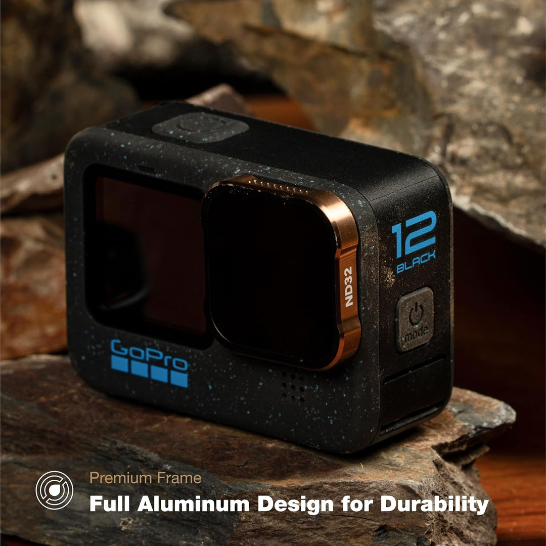 PolarPro - Shutter Collection - Filter für GoPro Hero 9, 10, 11 & 12-3er-Pack Filter Kit - ND8, ND16