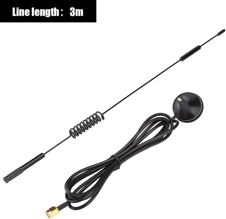 SMA Aussenantenne, 10 dBi, Hochleistungsantenne, 31 cm, Magnetische Saugnapfantenne, für Funkmodul
