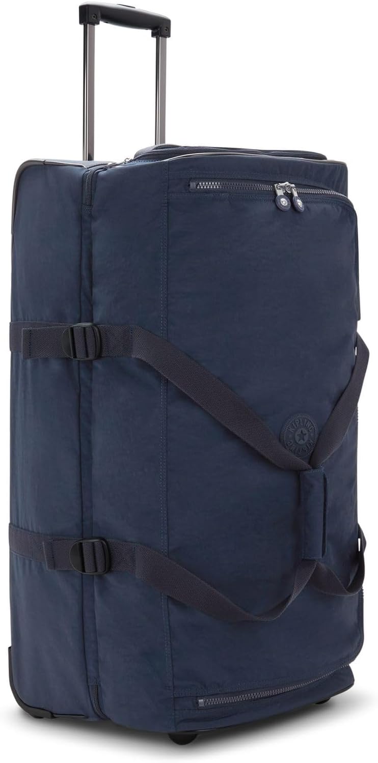 Kipling TEAGAN L, Grosser weicher Koffer, 2 Rollen Reisegepäck, 77 cm, 91 L, 3.44 kg, Blue Bleu 2 TE