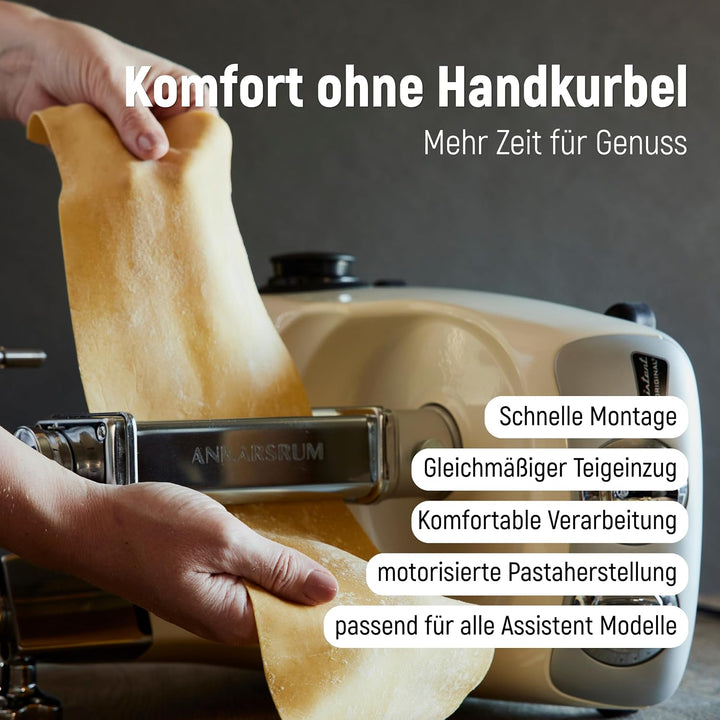 Ankarsrum Pasta Set Lasagne &amp; Fettuccine | 2 Pastawalzen für frische Pasta, Nudelaufsatz Zubehör für