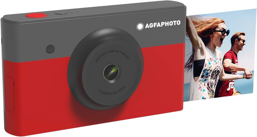AgfaPhoto AGFA Foto, Realipix Mini S – Sofortbildkamera (Foto 5,3 x 8,6 cm – 2,1 x 3,4 Zoll, 10 MP,