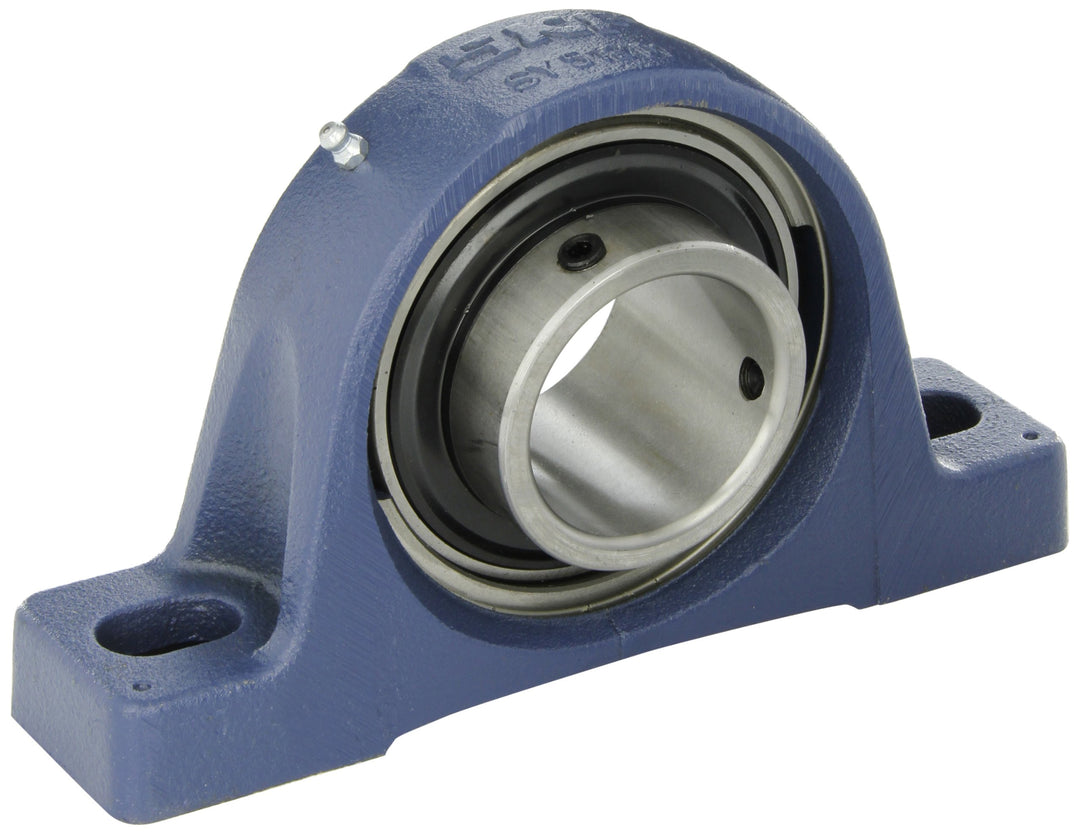 SKF Pillow Block Kugellager, 2 Schrauben, Wirbel Sicherung Halsband, non-expansion Typ, Kontakt Flin