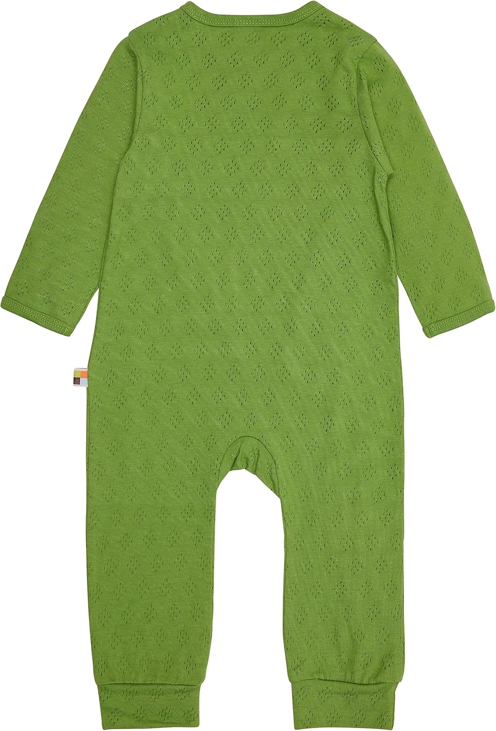 loud + proud Unisex Baby Jacquard Strick, GOTS Zertifiziert Overall, Grass