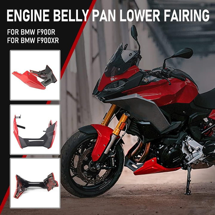 Cubierta de motocicleta Bellypan Motor Guard Chasis Bumper Protection Cover Panel inferior Spoiler C