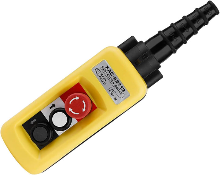 Crane Hoist Control, XAC-A2713 Crane Kettenzug Druckschalter Heben Anhänger Controller mit Not-Aus 2